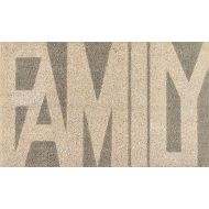 Novogratz by Momeni Novogratz Aloha Collection Family Doormat, Grey, 16 x 26, Grey