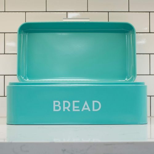  [아마존베스트]Now Designs Large Bread Bin, Turquoise Blue