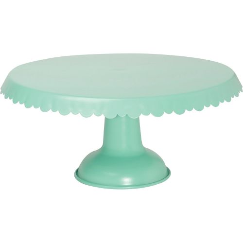  Now Designs Tin Cake Stand, Aqua - 5004001aa