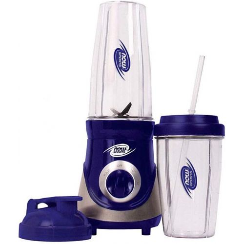  Now Foods NOW Sports Nutrition, Personal Blender with Two BPA-Free and Dishwasher-Safe Cups and Lids, 300 Watt, 1-Blender