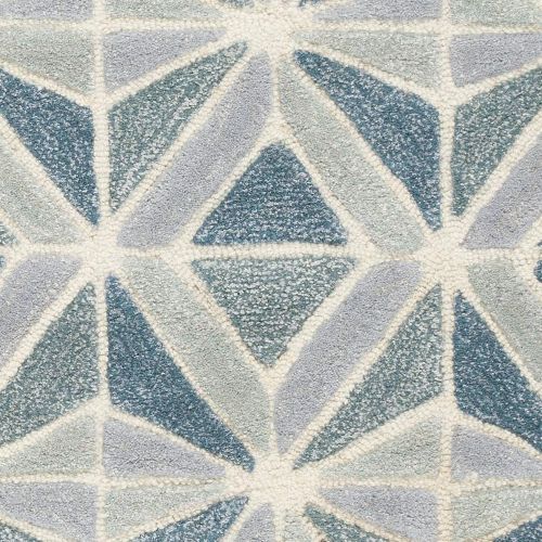  Now House by Jonathan Adler Facet Collection Area Rug, 23 X 72, Blue