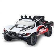 Nsddm 1/18 Scale Off-Road Remote Control car (with Lights) RC Car, 2.4Ghz high Speed 50KM/H All Terrain RC Vehicle, Dual Battery Life for 30 Minutes Remote Control Truck, Amateur L