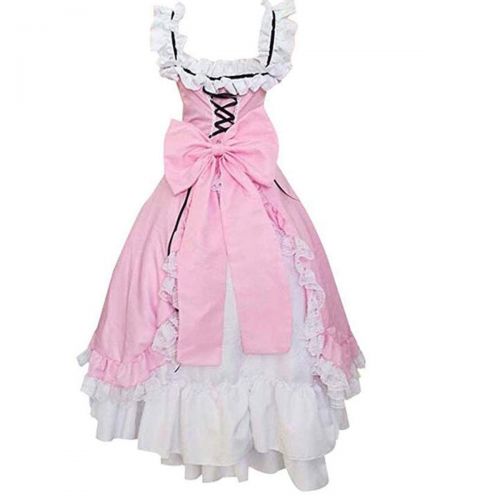  Nsoking NSOKing Black Butler Ciel Cosplay Costume Pink Dress Princess Lolita Kawaii Dress Outfit Custom