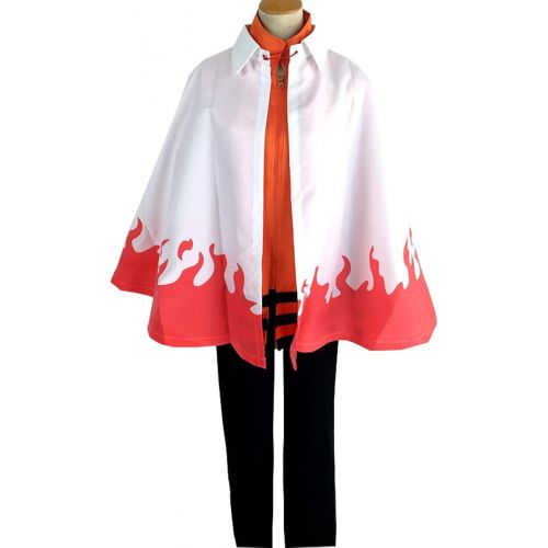  할로윈 용품Nsoking 7th Hokage Cloak Boruto Cosplay Costume Full Set Men Halloween Party Uniform Suit