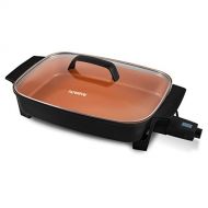 Nu Wave 31825 Medley Electric Skillet, 16 x 12, Black