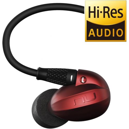  NuForce HEM1 in-Ear Monitors with Single Hi-Res Balanced Armature Driver, Red