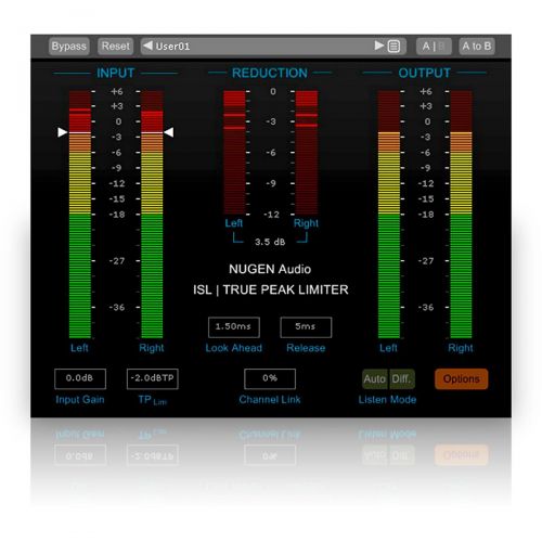  NuGen Audio},description:World class, broadcast quality limiting is an essential requirement for any audio production, and the latest standards also demand true-peak compliance. IS