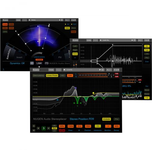  NuGen Audio},description:This incredible Nugen Audio bundle features three of Nugen Audios award-winning plug-ins for stereo enhancement, bass management and sound field manipulati