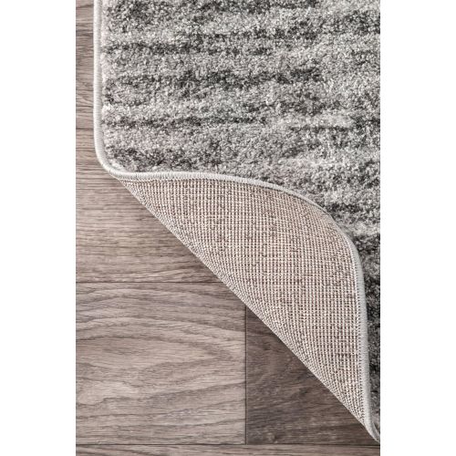  NuLOOM nuLOOM Waves Ripple Contemporary Sherill Accent Rug, 2 x 3, Grey, Gray