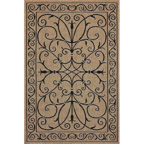  NuLOOM nuLOOM Kathleen Krem Outdoor Rug, 7 6 x 10 9, Brown