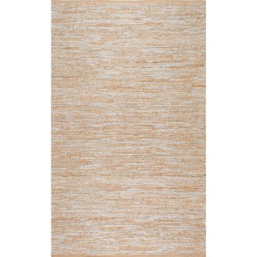  NuLOOM nuLOOM TAJT05A Handwoven Tarver Jute Rug, 4 x 6, Silver