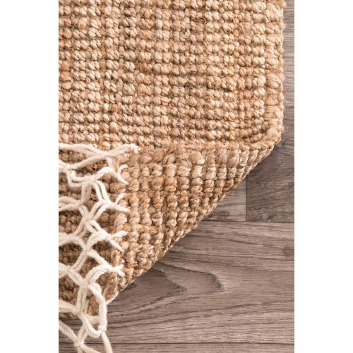  NuLOOM Hand Woven Fringe Area Rug