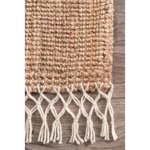  NuLOOM Hand Woven Fringe Area Rug