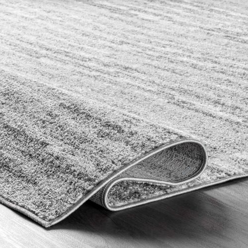  nuLOOM Ripple Contemporary Sherill Area Rug, 8 2 x 11 6, Grey, Gray