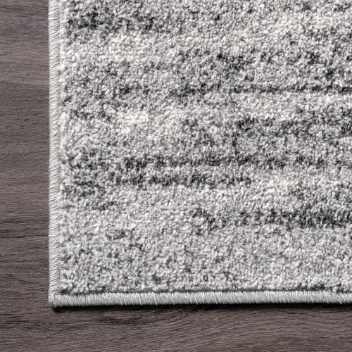  nuLOOM Ripple Contemporary Sherill Area Rug, 8 2 x 11 6, Grey, Gray