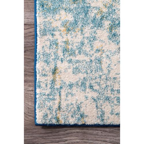  [아마존 핫딜]  [아마존핫딜]NuLOOM nuLOOM UEbergangs-Teppich Katharina rund Modern 2 x 3 blau