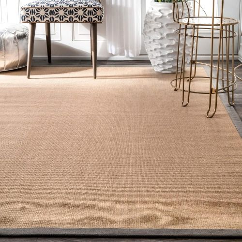  NuLOOM nuLOOM Machine Woven Catharine Area Rug, Light Grey, 5 x 8