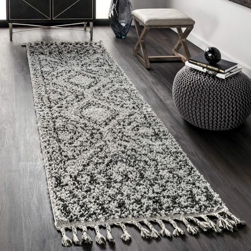  NuLOOM nuLOOM GCDI02A Vasiliki Moroccan Tribal Shag Rug, 7 x 10, Off-White