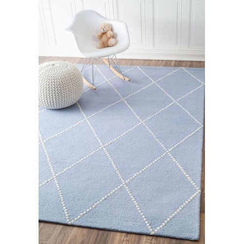  NuLOOM Hand Tufted Wool Dotted Diamond Trellis Area Rug