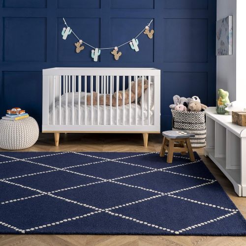  NuLOOM Hand Tufted Wool Dotted Diamond Trellis Area Rug