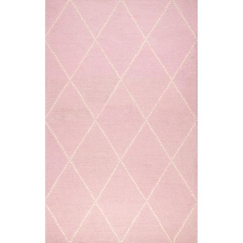  NuLOOM Hand Tufted Wool Dotted Diamond Trellis Area Rug