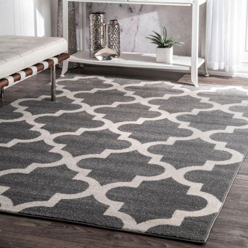  NuLOOM nuLOOM RZPL02A Meeker Trellis Rug, 6 7 x 9, Grey