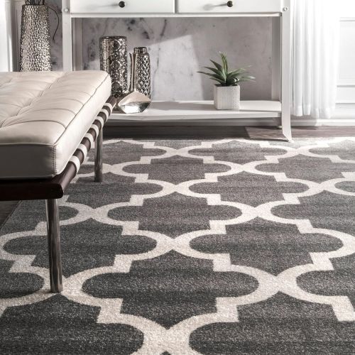  NuLOOM nuLOOM RZPL02A Meeker Trellis Rug, 6 7 x 9, Grey