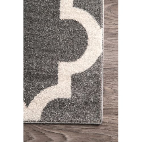  NuLOOM nuLOOM RZPL02A Meeker Trellis Rug, 6 7 x 9, Grey