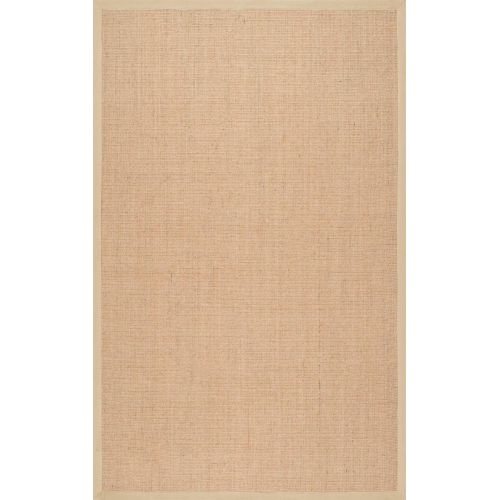  NuLOOM nuLOOM Natura Collection 100-Percent Sisal Area Rug, 6-Feet by 9-Feet, Solid, Brown