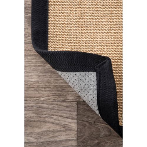  NuLOOM nuLOOM Natura Collection 100-Percent Sisal Area Rug, 6-Feet by 9-Feet, Solid, Brown
