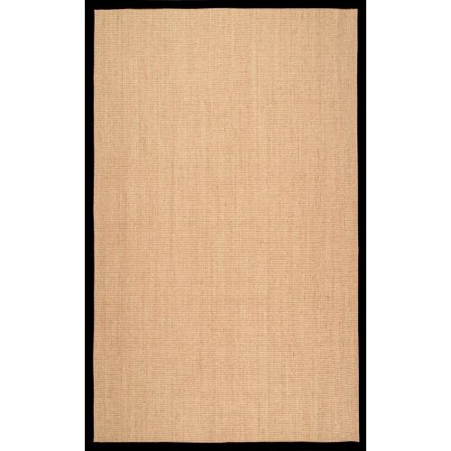  NuLOOM nuLOOM Natura Collection 100-Percent Sisal Area Rug, 6-Feet by 9-Feet, Solid, Brown