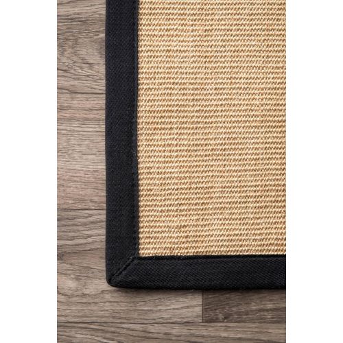  NuLOOM nuLOOM Natura Collection 100-Percent Sisal Area Rug, 6-Feet by 9-Feet, Solid, Brown