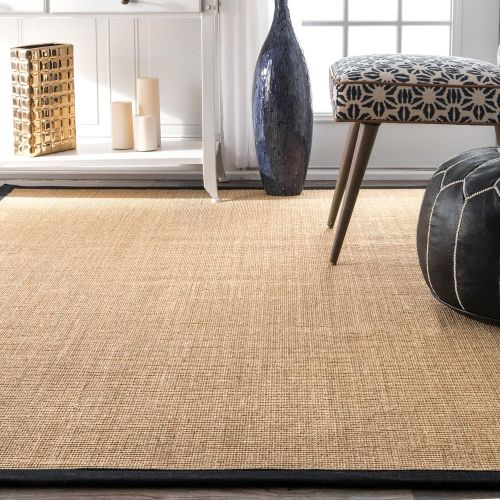  NuLOOM nuLOOM Natura Collection 100-Percent Sisal Area Rug, 6-Feet by 9-Feet, Solid, Brown