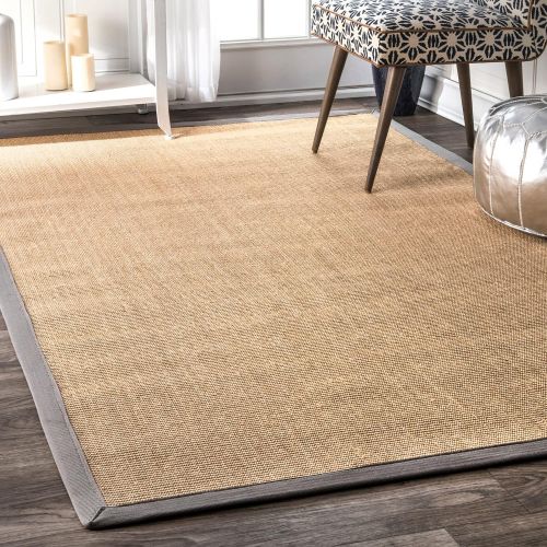  NuLOOM nuLOOM Natura Collection 100-Percent Sisal Area Rug, 6-Feet by 9-Feet, Solid, Brown