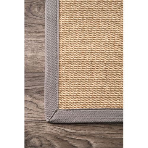  NuLOOM nuLOOM Natura Collection 100-Percent Sisal Area Rug, 6-Feet by 9-Feet, Solid, Brown