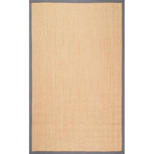  NuLOOM nuLOOM Natura Collection 100-Percent Sisal Area Rug, 6-Feet by 9-Feet, Solid, Brown