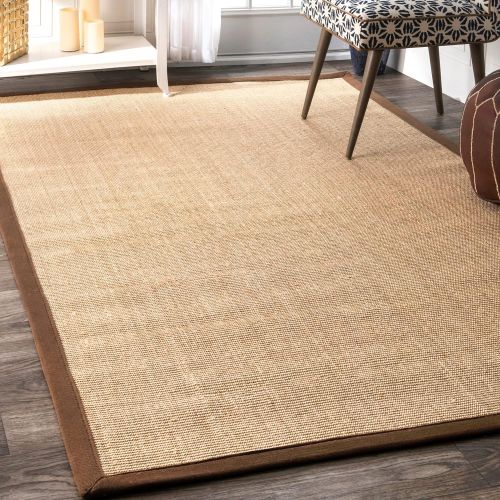  NuLOOM nuLOOM Natura Collection 100-Percent Sisal Area Rug, 6-Feet by 9-Feet, Solid, Brown