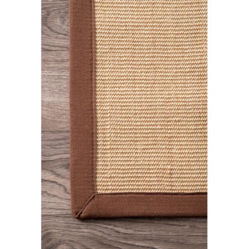  NuLOOM nuLOOM Natura Collection 100-Percent Sisal Area Rug, 6-Feet by 9-Feet, Solid, Brown