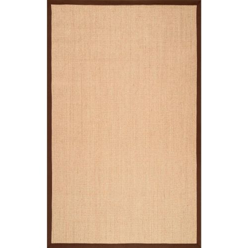  NuLOOM nuLOOM Natura Collection 100-Percent Sisal Area Rug, 6-Feet by 9-Feet, Solid, Brown