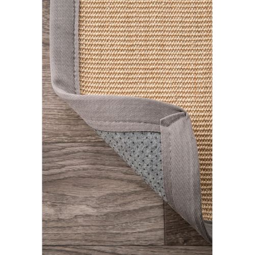  NuLOOM nuLOOM Natura Collection 100-Percent Sisal Area Rug, 6-Feet by 9-Feet, Solid, Brown