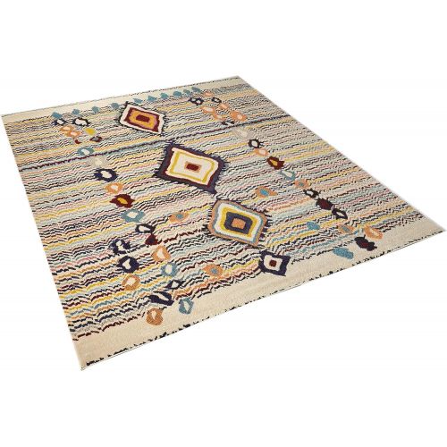  NuLOOM nuLOOM KKCB13A Moroccan Motley Rug, 4 x 6, Multicolor