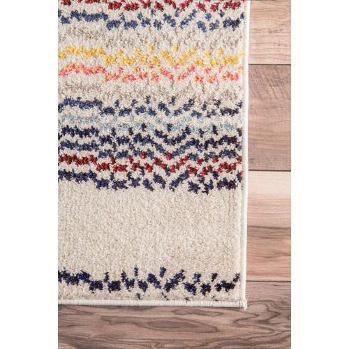  NuLOOM nuLOOM KKCB13A Moroccan Motley Rug, 4 x 6, Multicolor