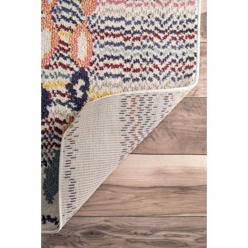  NuLOOM nuLOOM KKCB13A Moroccan Motley Rug, 4 x 6, Multicolor