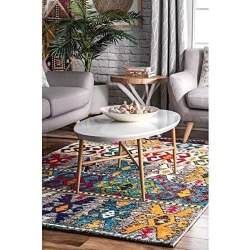  NuLOOM nuLOOM ECCR31A Nordic Jean Area Rug, 6 7 x 9, Multi