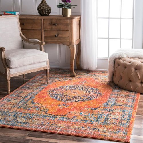  NuLOOM nuLOOM Persian Vintage Olivia Rug, 5 x 7 5, Orange