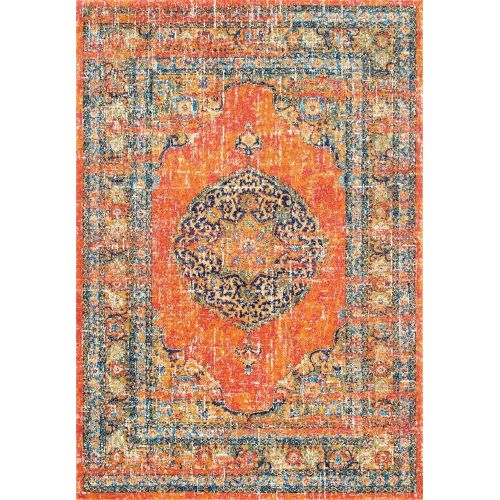  NuLOOM nuLOOM Persian Vintage Olivia Rug, 5 x 7 5, Orange