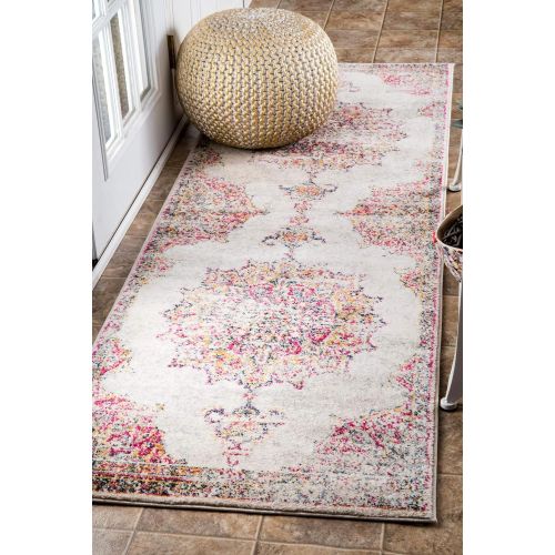  NuLOOM nuLOOM 200RZBD36B-28012 Vintage Medallion Leola Area Rug, 2 8 x 12