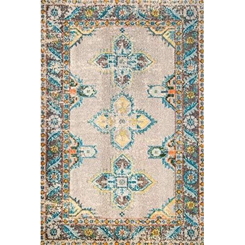  NuLOOM nuLOOM KKCB45A Vintage Persian Julia Area Rug, 5 3 x 7 7, Blue