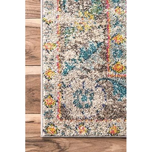  NuLOOM nuLOOM KKCB45A Vintage Persian Julia Area Rug, 5 3 x 7 7, Blue