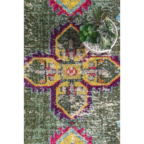  NuLOOM nuLOOM KKCB45A Vintage Persian Julia Area Rug, 5 3 x 7 7, Blue